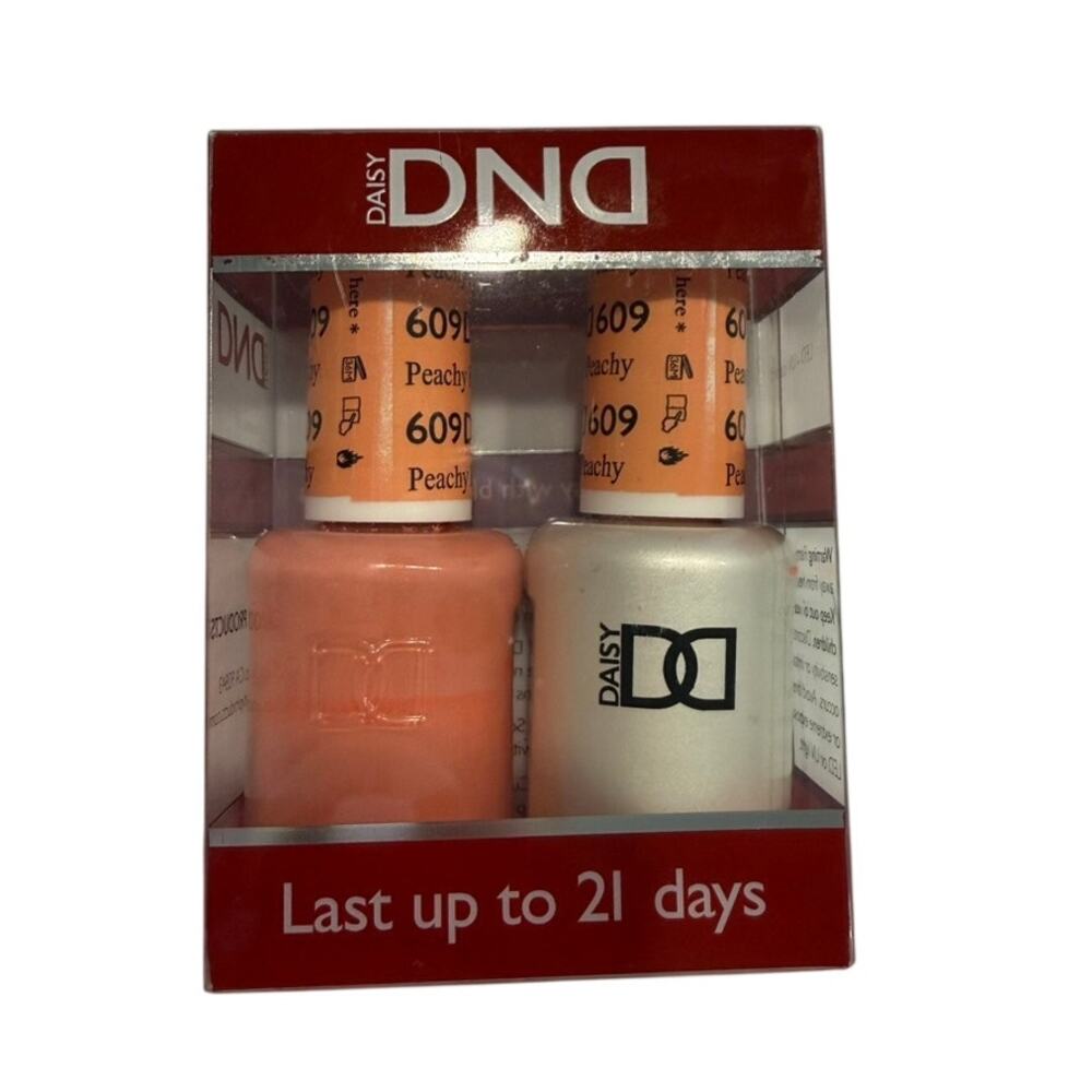DND Gel & Lacquer in Peachy Keen #609